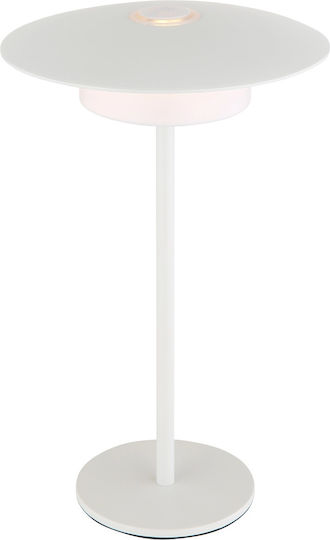 Globo Lighting Table Lamp LED with White Shade and Base