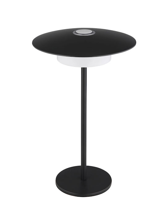 Globo Lighting Table Lamp LED with Black Shade and Base