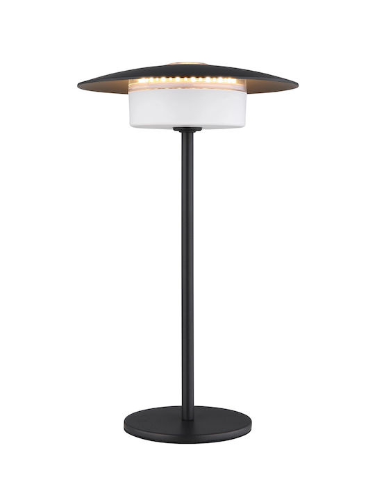 Globo Lighting Table Lamp LED with Black Shade and Base