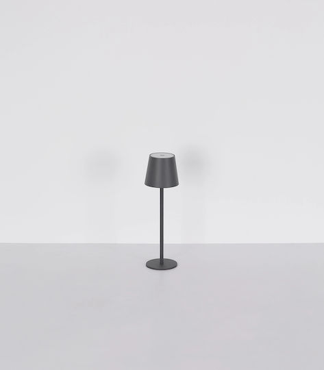 Globo Lighting Πορτατίφ με Γκρι Καπέλο και Βάση
