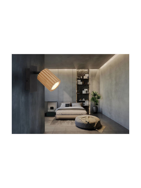 Globo Lighting Μονό Σποτ σε Καφέ Χρώμα