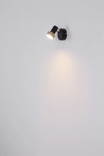 Globo Lighting Single Spot in Black Color