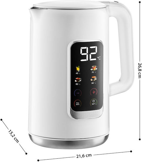 Sencor Kettle 1.7lt 2200W Gray