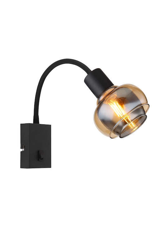 Globo Lighting Leuchte Wand Schwarz 10.5x46.5cm