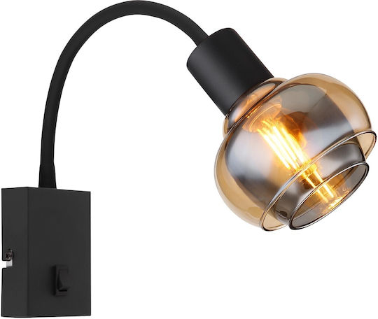Globo Lighting Leuchte Wand Schwarz 10.5x46.5cm