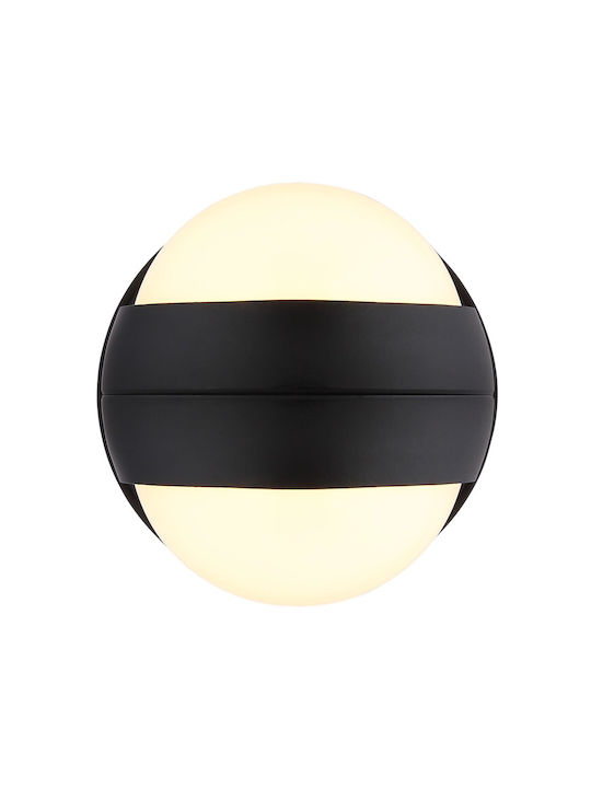 Globo Lighting Randi Φωτιστικό Τοίχου Μαύρο