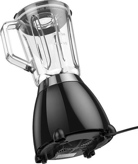 Hoco Μπλέντερ με Πλαστική Κανάτα 1.5 lt 500W Μαύρο HE33