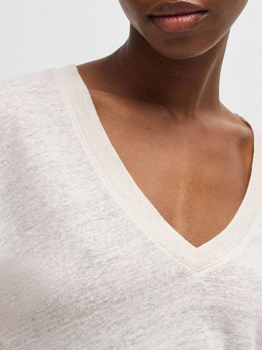 Γυναικείο T-shirt Ecru