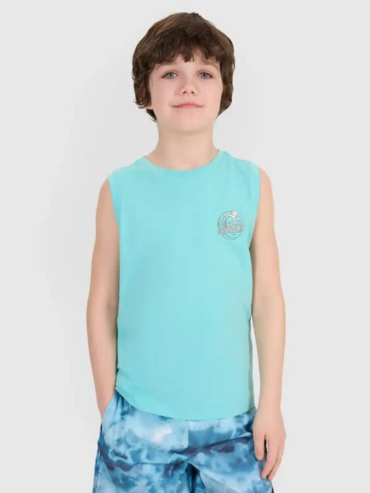 Kids Sleeveless Light Blue Top