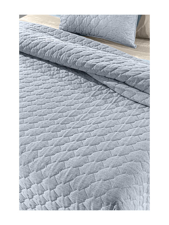 Guy Laroche Kiara Подредба Покривало Кингсайз Синьо 220x240см