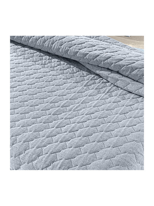 Guy Laroche Kiara Module Paturi & Cuverturi Pat Supraînălțat Microfibra Albastru 220x240cm 2 Bucăți