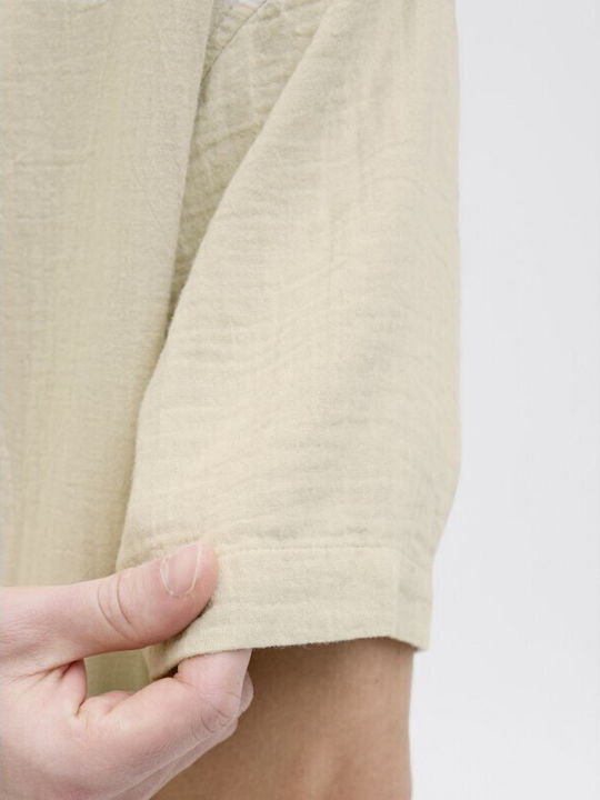 Short-sleeved Cotton Shirt Safari