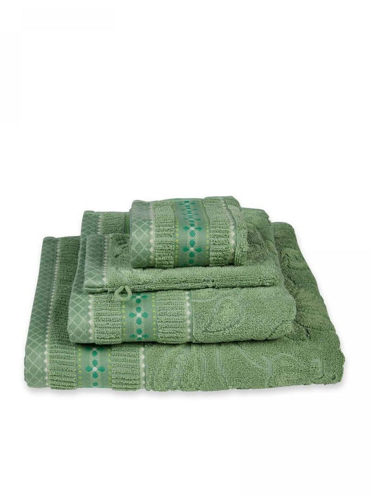 PiP Studio Jasmin Jaquard 55x100 cm Verde
