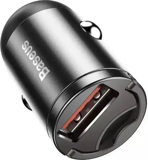Baseus Tiny Star Mini Auto-Ladegerät Schnellladung mit einem Anschluss: 1xUSB Gray Farbe