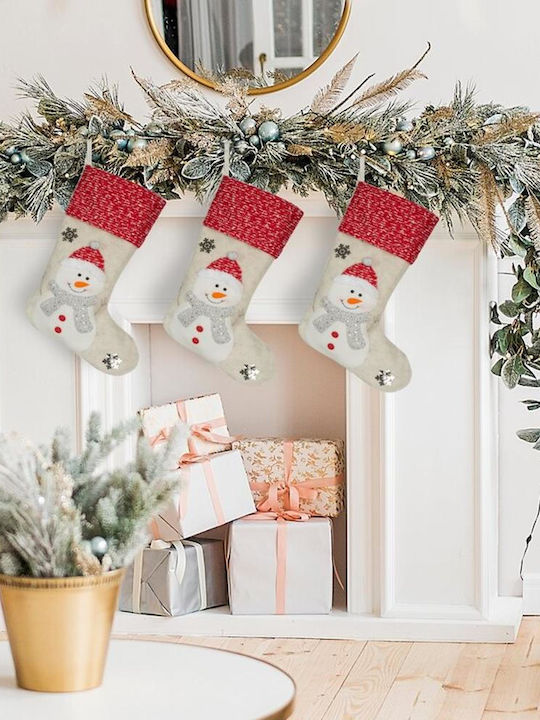 Weihnachtliche Dekorationssocken Grau