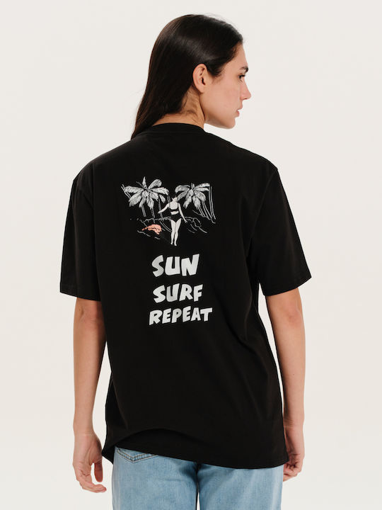 Γυναικείο T-shirt Μαύρο