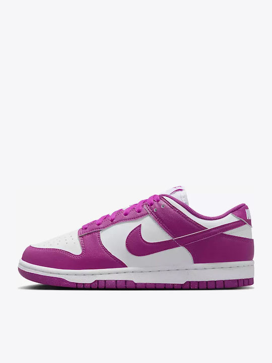 Dunk Low Next Nature Damen Sneakers Hot Fuchsia / White
