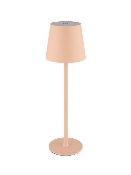 Globo Lighting Πορτατίφ LED με Πορτοκαλί Καπέλο και Βάση