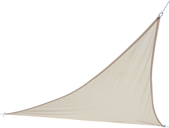 Bakaji Dreieck Sonnensegel Beige 4m