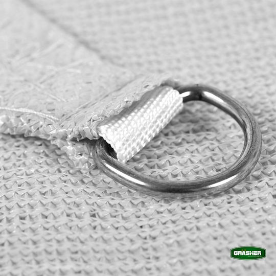 Grasher Ε220 Platz Sonnensegel Gray 3.6x3.6m
