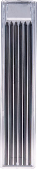 Set Replacement Leads Carpentry Mechanical Pencil 120 X 2.8 Mm 6 Pieces Geko G29004a