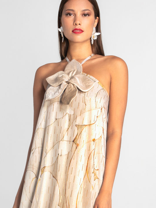 Maxi Dress for Wedding / Baptism Open Back