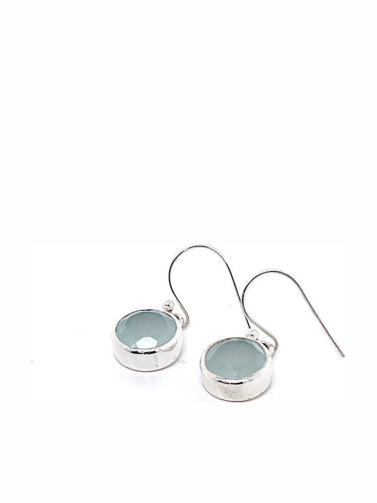 Enotia Earrings made of Silver with Stones Enotia Earrings made of Silver with Stones