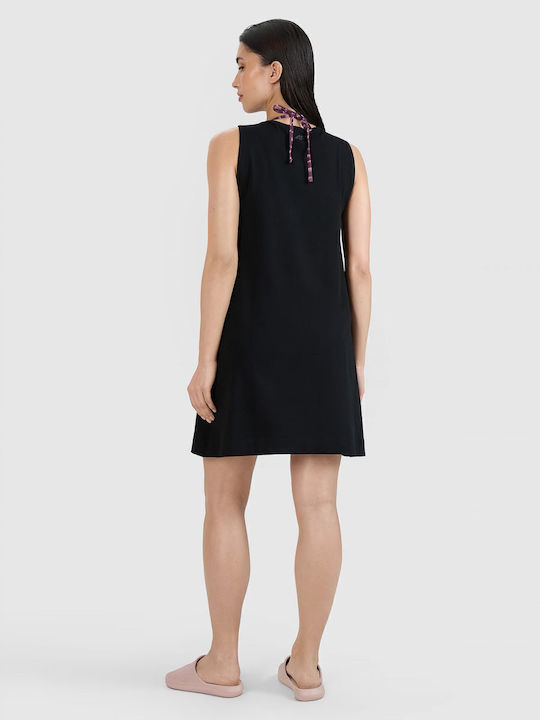 Καλοκαιρινό Mini Φόρεμα Total Black