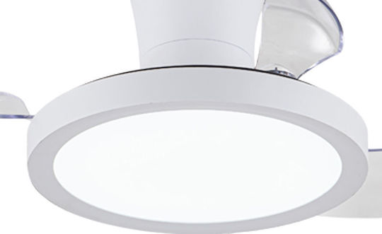Primo Prcf-80683 Ceiling Fan 66.04cm With White Light Fixture