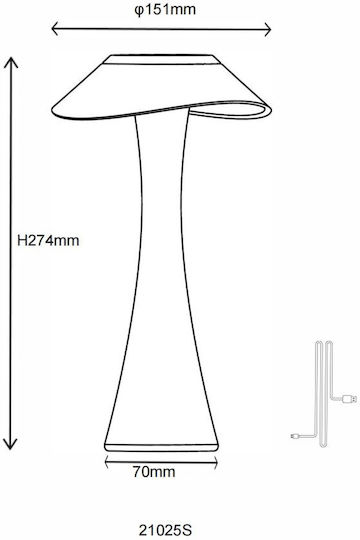 Globo Lighting Dekorative Lampe Gray