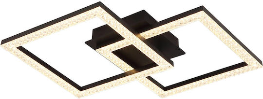 Globo Lighting Ceiling Mount Light 20cm Transparent with Integrated LED