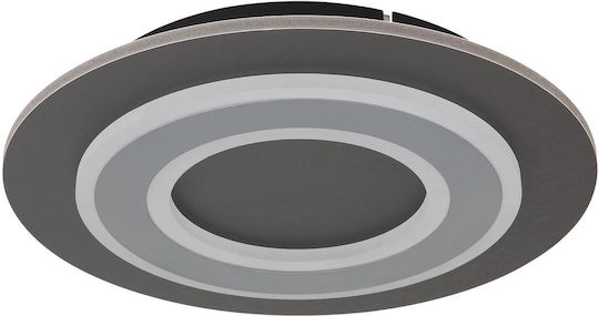 Globo Lighting Πλαφονιέρα Οροφής 32εκ. Γκρι με Ενσωματωμένο LED