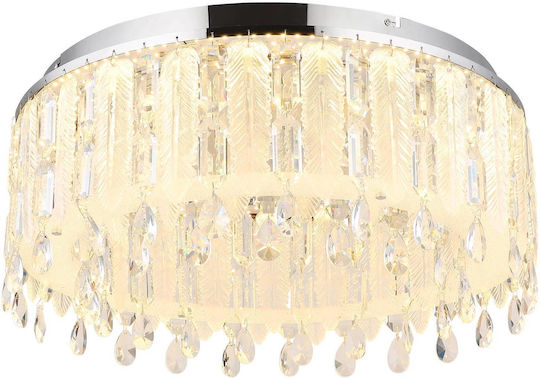 Globo Lighting Πλαφονιέρα Οροφής 58εκ. Διάφανη