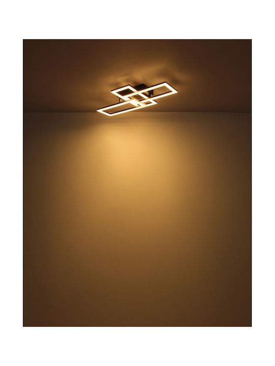 Globo Lighting Πλαφονιέρα Οροφής Διάφανη με Ενσωματωμένο LED