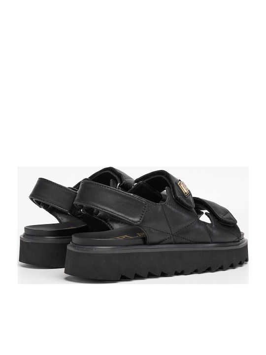 New Alicante Women's Flat Sandals in Black Color