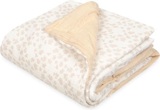 Matex Pătură Pepinieră Swaddling pături Muslin 100% bumbac Roz 75x100cm