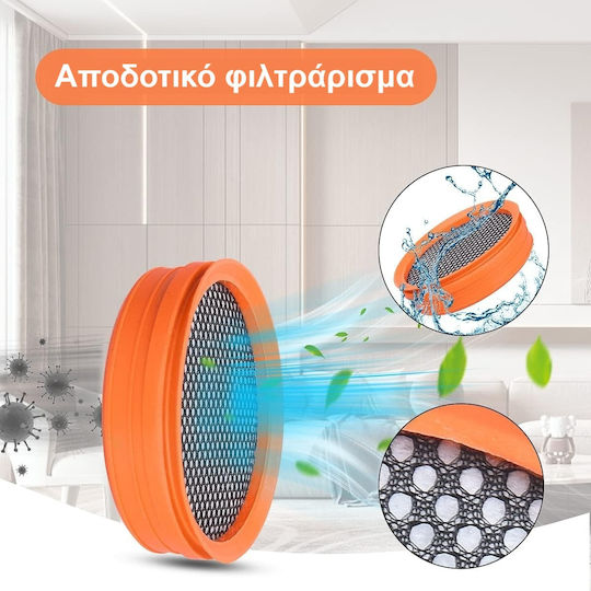 Филтри за прахосмукачка Philips Speedpro Fc6728 Fc6729 Fc6721 Fc6727 2 броя Оранжеви