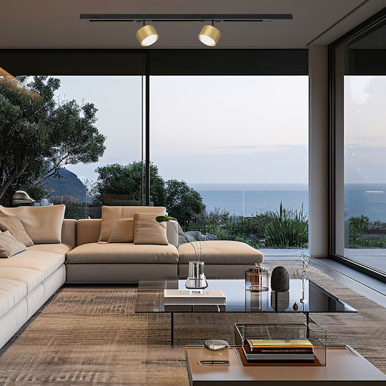 Eko Light Single Spot with Socket GX53 in Gold Color