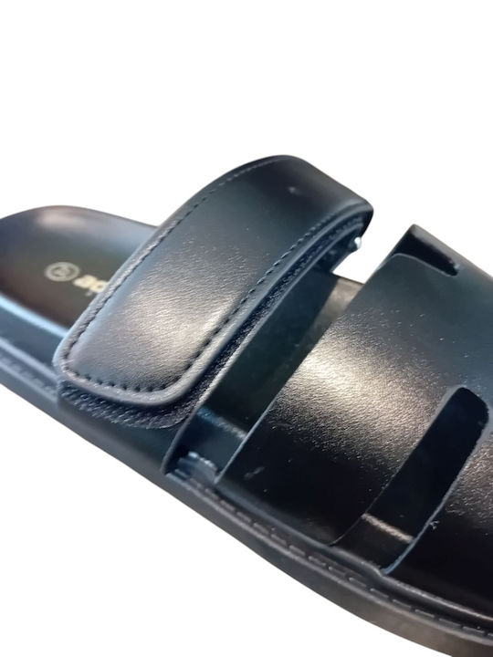 Women's Flat Sandals in Black Color