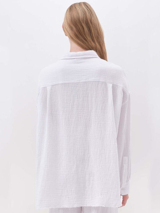 Dirty Laundry Γυναικείο Πουκάμισο White