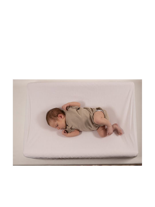 Matex Κάλυμμα Αλλαξιέρας από Ύφασμα Λευκό 50x70cm