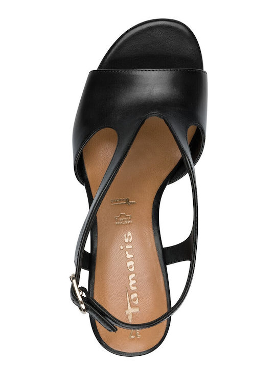 Leather Sandals Black