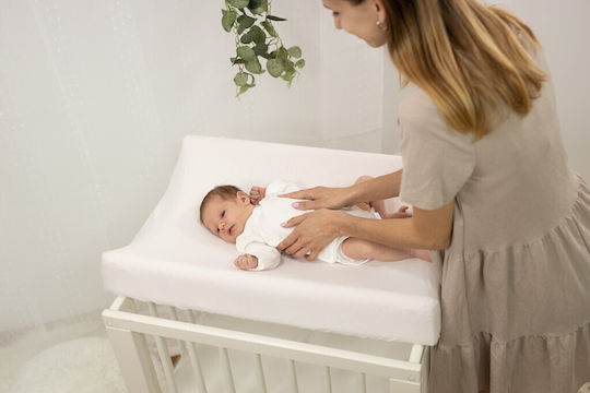 Matex Changing Pad Cover made of Fabric White 50x70cm