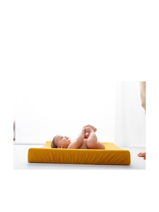 Matex Κάλυμμα Αλλαξιέρας από Ύφασμα Κίτρινο 50x70cm