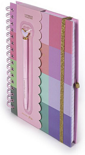 Tri-Coastal Design Posh+pop Hello Gorgeous Caiet Cu Cauciuc și Caiet