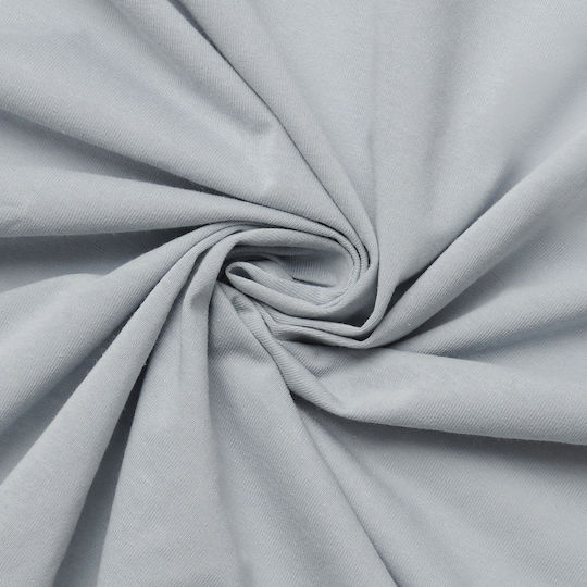 Matex Baby Bettlaken Für Krippe Flanell Gray 75x35cm