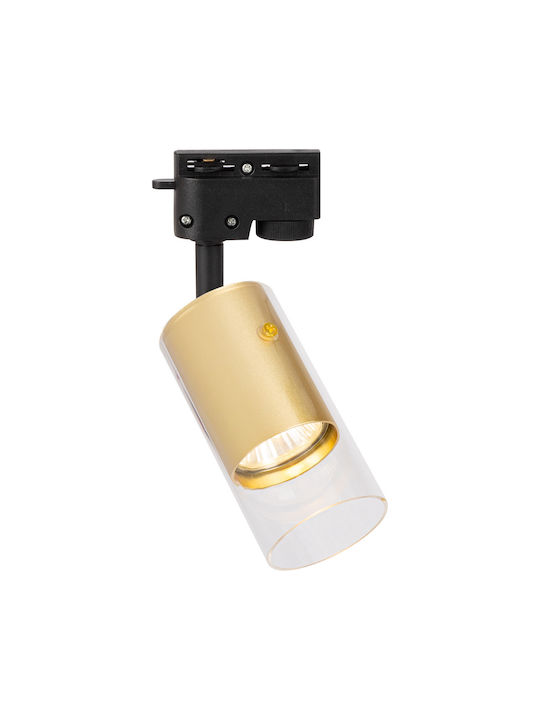 Eko Light Einzel Spot mit Fassung GU10 in Gold Farbe