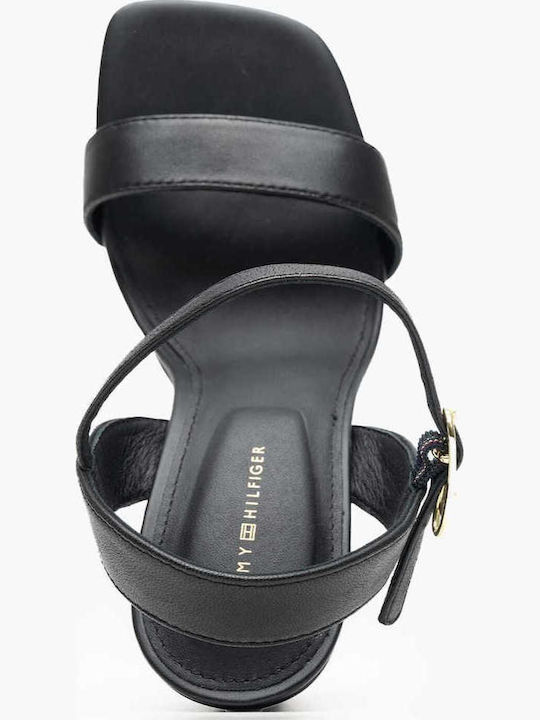 Leather Sandals Black