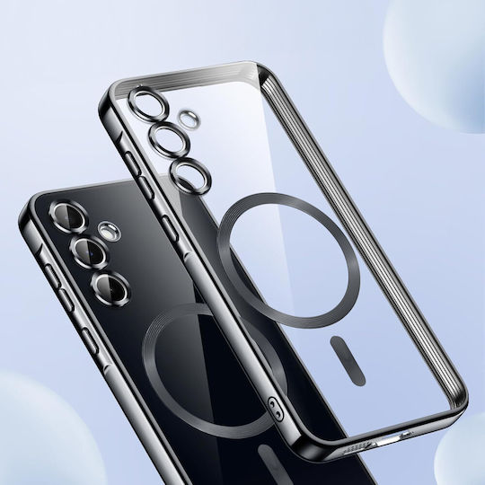 Θήκη Samsung Galaxy A55 5g Electro Magsafe Μαύρη + Γυαλί Οθόνη