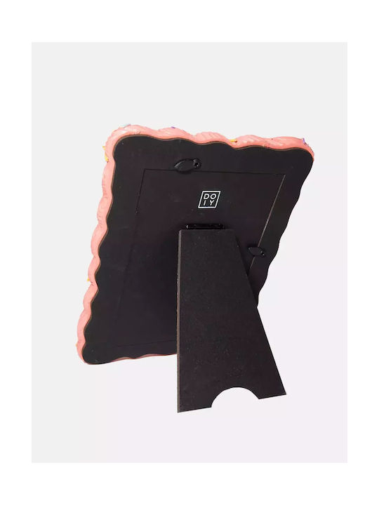 DOIY Plastic Photo Frame With Pink Frame